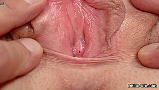Ever seen a pretty teen gape her pink cunt like this?