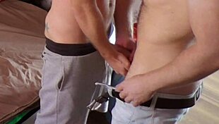 Kostya Kazenny meets Mars Barcelona for kissing, oral, and bareback anal 😏