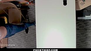 Shoplifting Suspect Submits To Strip Search And Intense Doggystyle Fucking!