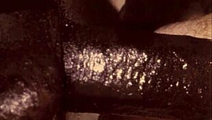 This vintage interracial blowjob is a classic retro find