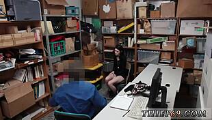 Blonde police officer in fake taxi takes virgin suspect's virginity 😏