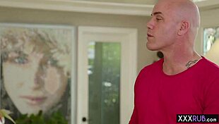 Blonde Teen Assists Client With Service