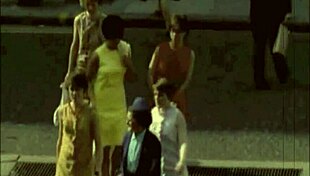 This vintage interracial blowjob is a classic retro find