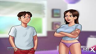 Mature pussy wants sex again in Summertimesaga!