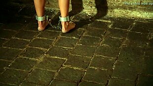 Luna Chained Nude In The Stables