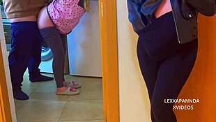 Pregnant women suck friend's dick in horny deepthroat!