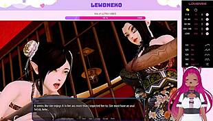 lewdneko plays harem hotel with creampie and assfucking