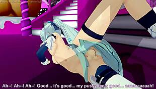 perfect idol craving to fuck her fans in hentai style