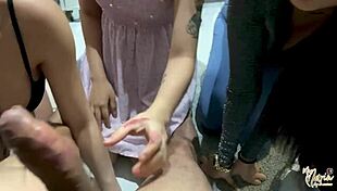 we surprised the neighbor sucking his dick