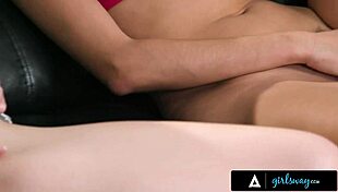 Nosy Girlfriend Watches Lesbian Porn With Bestie 😏