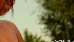 Asian couple enjoys relaxing nuru massage with intimate touches.