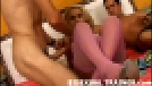 we both crave a taste of his massive cock in this femdom threesome