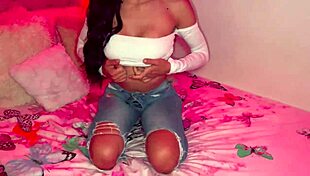 Horny Latina Seduces You To Eat Her Big Cock