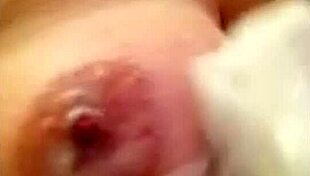 Wife Showers With Tits And Nipples Exposed!