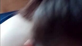 I watch my sexy milf suck her husband's dick, it's so hot