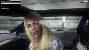 Gta 5 First Person Hooker Fucks In The Car!