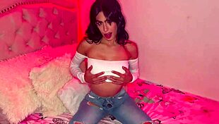 Horny Latina Seduces You To Eat Her Big Cock