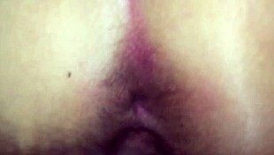 check out this hairy wife gaping and queefing like crazy