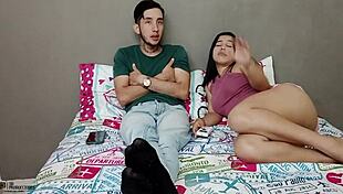 latina squirts hard on my cock, extreme orgasm 😍