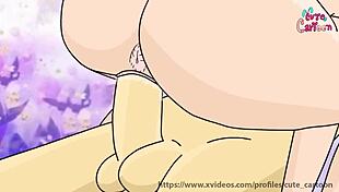 Shinobu tiene sexo con tanjiro - demon slayer - hentai in intense cartoon action