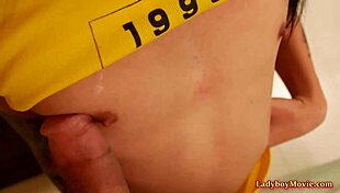 teen ladyboy alice takes bareback fucking. asian shemale blows and gets pov pounded.