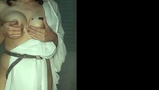 Intense cosplay fuck as sexy greek goddess aphrodite with anal and creampie