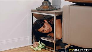 Stuck Sitter Banged By Group