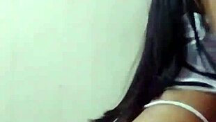 Young Latina Teen Spends Time Alone In Her Own House