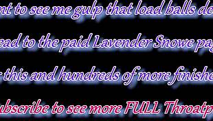 Wednesday Addams gets sloppy blowjob on bed with rough deepthroat and creampie.