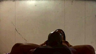 The Colombian booty queen enjoys dinner with pussy licking.