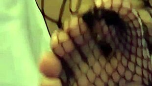 Brunette's Feet Get Covered In Cum During Intimate Encounter