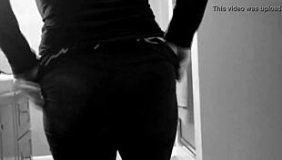 Check Out This Mature Milf's Tits And Ass Being Spied On 😍