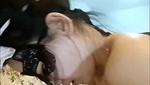Asian housewife craves intense doggy style fucking
