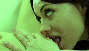 Amazing busty lesbian babes eating pussies and rubbing clits