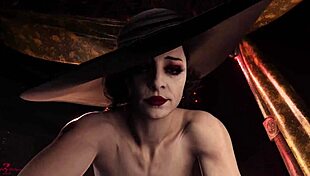 The last villager faces alcina dimitrescu 😈