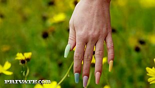 i spooned mazy myers and came on her shaved pussy