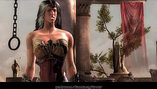 hey, check out wonder woman banging ares in wild 3d action!