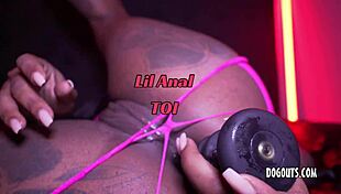 Ebony Teen Opens Ass For Big Black Cock Anal