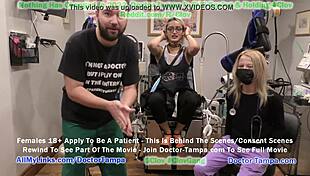 Looking to have a doctor tampa gyno exam gone viral? Channy Crossfire and nurse Stacy Shepard show you how to have one at doctor-tampa.com while wearing gloves