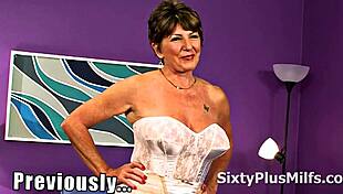 horny mature takes two coks