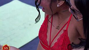 A woman has sex with two of her female friends in a hospital room