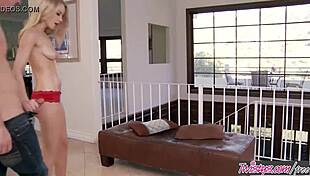 staci carr gives blowjob in teen valentine scene 😘