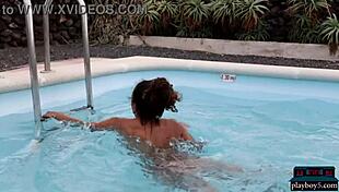 tiny tits ebony teen model agatha shows all with playboy