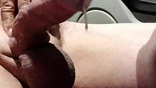 watch me stroke my cock with ring until i cum