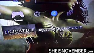 Msnovember Asshole Ripping Anal Beads and Cumshot Facial for Bigtits Ebony POV Blowjob on Sheisnovember