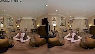 naturally busty octavia red goes fire on your big dick