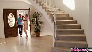 staci carr gives blowjob in teen valentine scene 😘