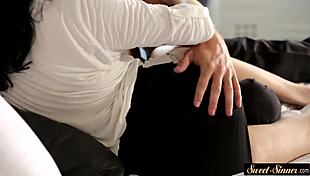 Young Babe RIDING Her Stepbrother's COCK In Glamorous Foreplay!