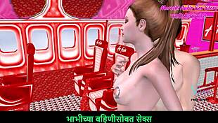 Marathi audio sex story with animated 3d cartoon porn couple 😍