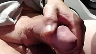 watch me stroke my cock with ring until i cum
